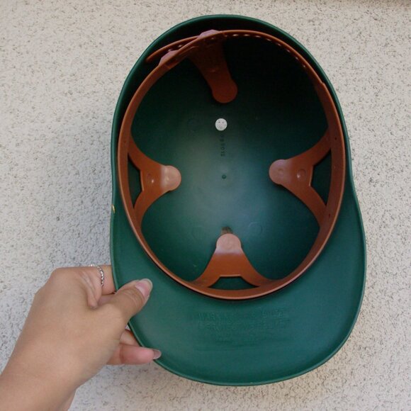 Vintage Oakland A’s Union 76 Promo Helmet Green & Yellow Collectible Hat - Picture 3 of 7